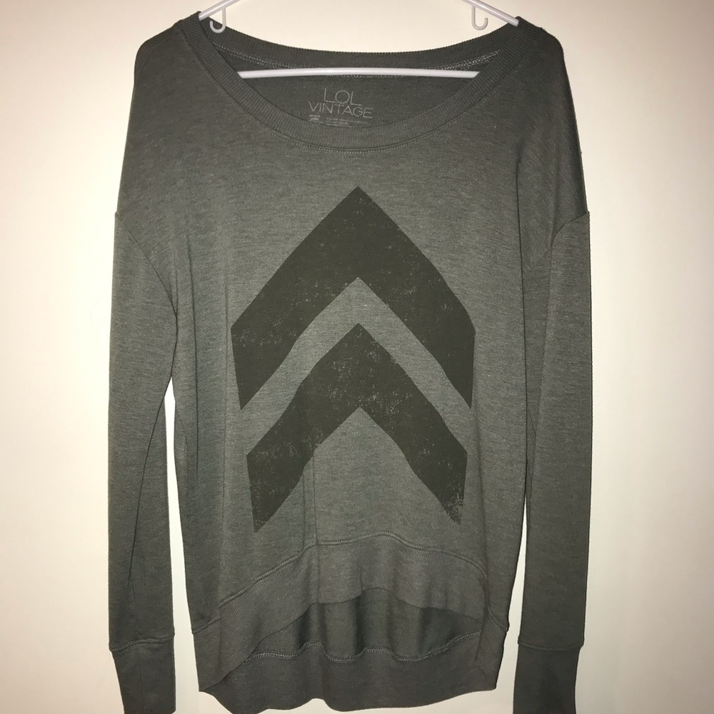 Cute Olive Green Casual Sweater